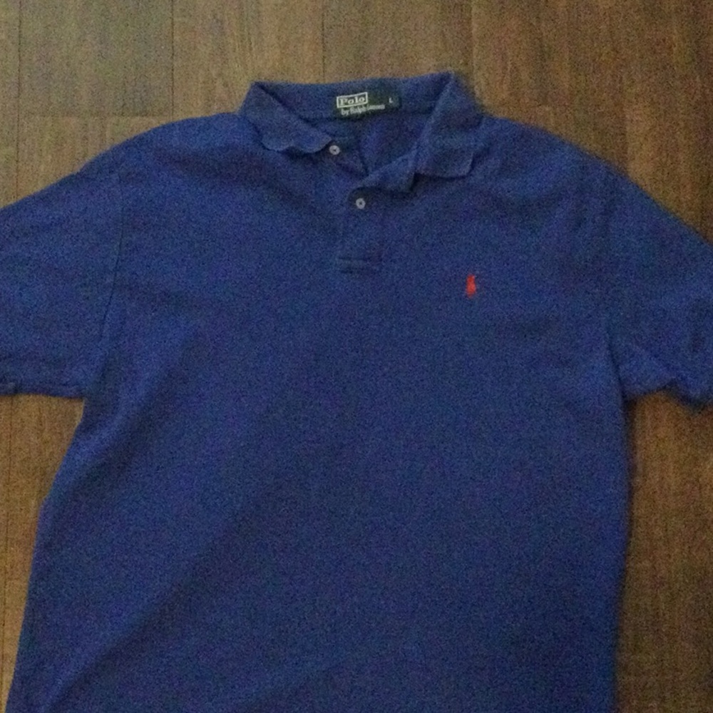 Blue Collared Polo - RL